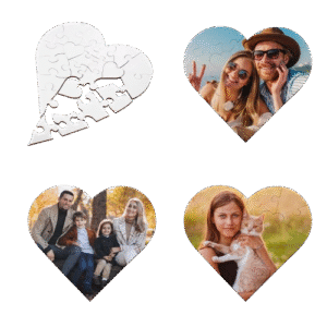 Personalised Heart Puzzle (Jigsaw)