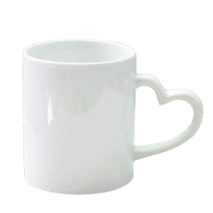 Custom Mug 11oz (Heart Shaped Handle)